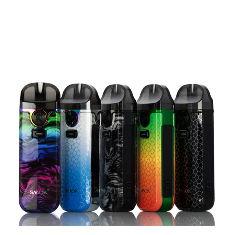 SMOK Nord 4 Kit Black Armor,Blue Grey Armor,Fluid 7-Color,Fluid Black Grey,Leather Blue,Red Grey Armor,Leather Black,Leather Red,Leather Brown,Rasta Green Armor,White Armor,7 Color Armor