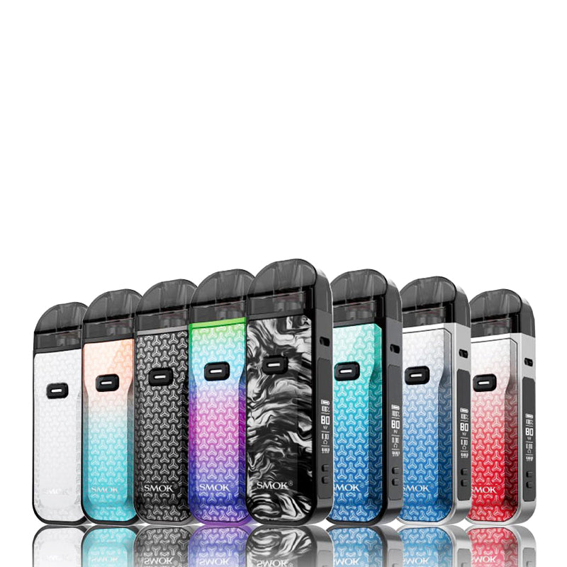 SMOK Nord 5 Pod Kit Black Dart,Black Leather,Blue Pink Dart,Blue Grey Dart,Brown Leather,Beige White Leather,Green Blue Dart,Grey Leather,Fluid Black Grey,Red Grey Dart,White Dart,7-Color Dart