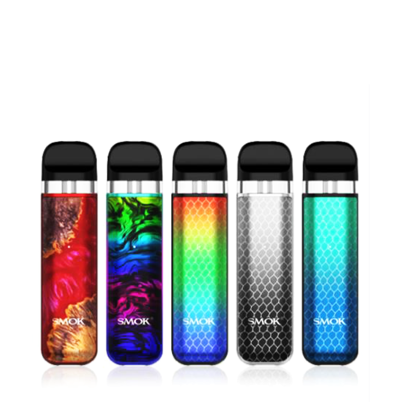 SMOK Novo 2X Pod Kit Black Cobra,Fluid Black Grey,Fluid 7-Color,Green Blue Cobra,Red Stabilizing Wood,Rasta Green Cobra,Silver Black Cobra,Silver Red Cobra,White Cobra,7-Color Cobra