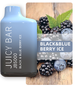 juicy bar jb5000 black & blue berry ice