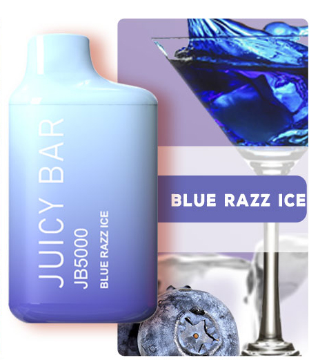 juicy bar jb5000 blue razz ice