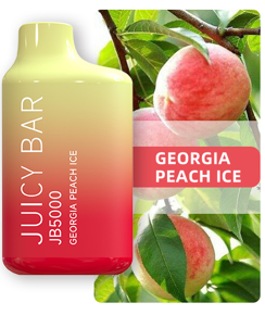 juicy bar jb5000 georgia peach ice