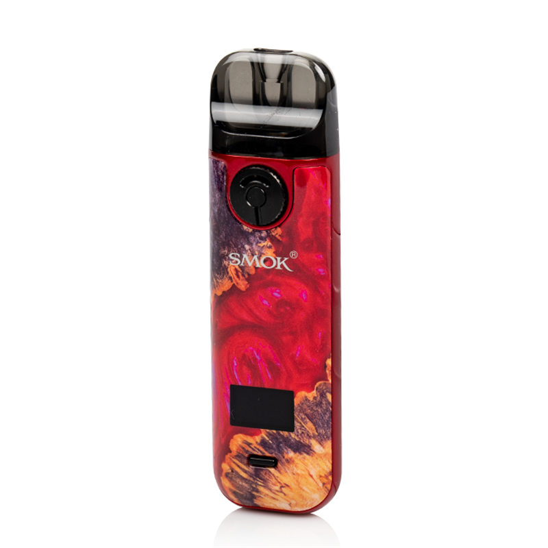 SMOK Novo 4 Pod Kit Red Stabilizing Wood
